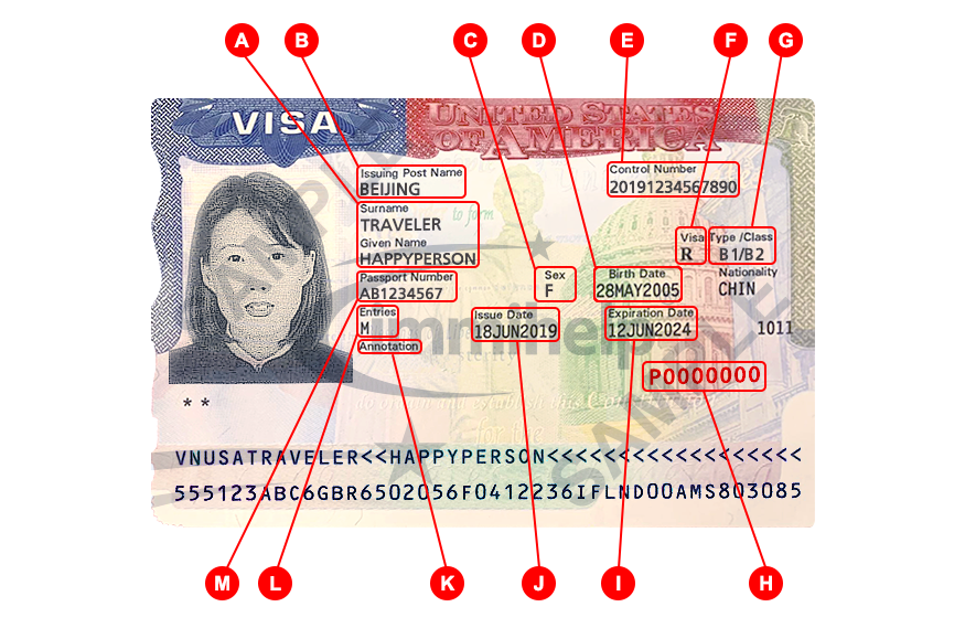 How To Read A US Visa Stamp US Visa Stamp Explained Immihelp