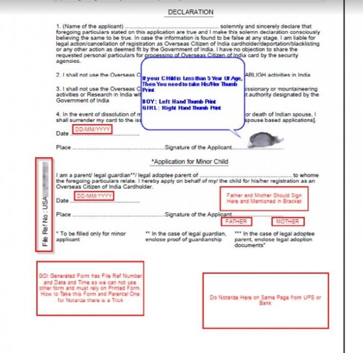 Val s g rjon Emailt Pedag gus Indian Visa Oci Application Form Huzal 